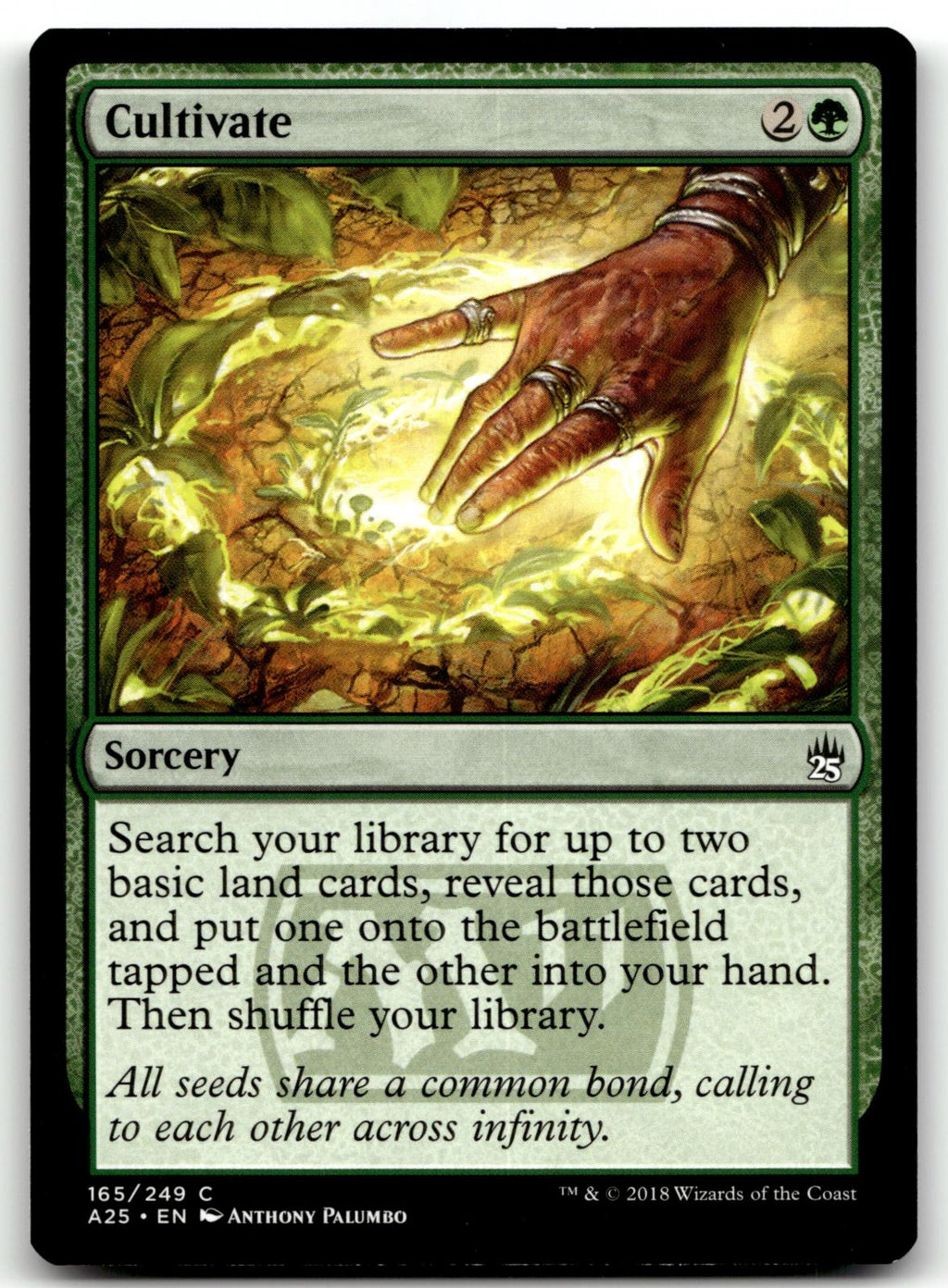 Cultivate 165 Common Masters 25 Magic: The Gathering Near Mint