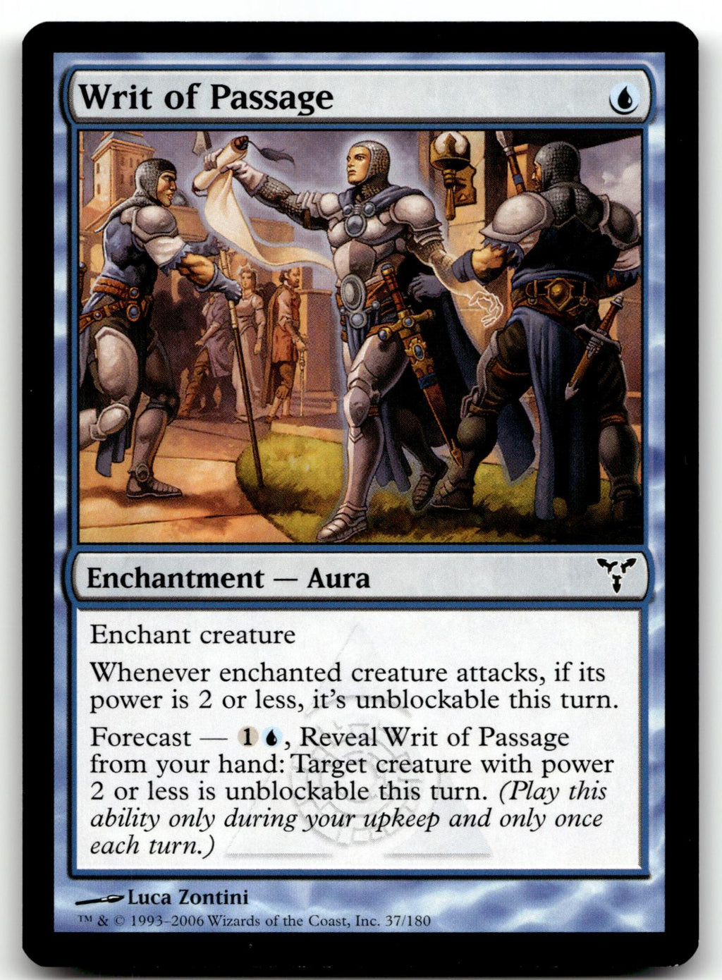 Writ of Passage 37 Common Dissension Magic: The Gathering Near Mint