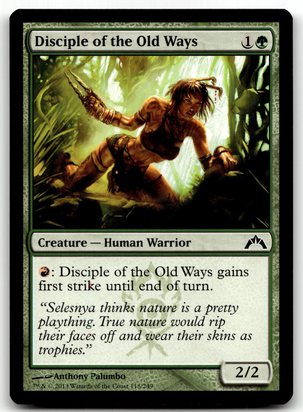 Disciple of the Old Ways 118 Common Gatecrash Magic: The Gathering Near Mint