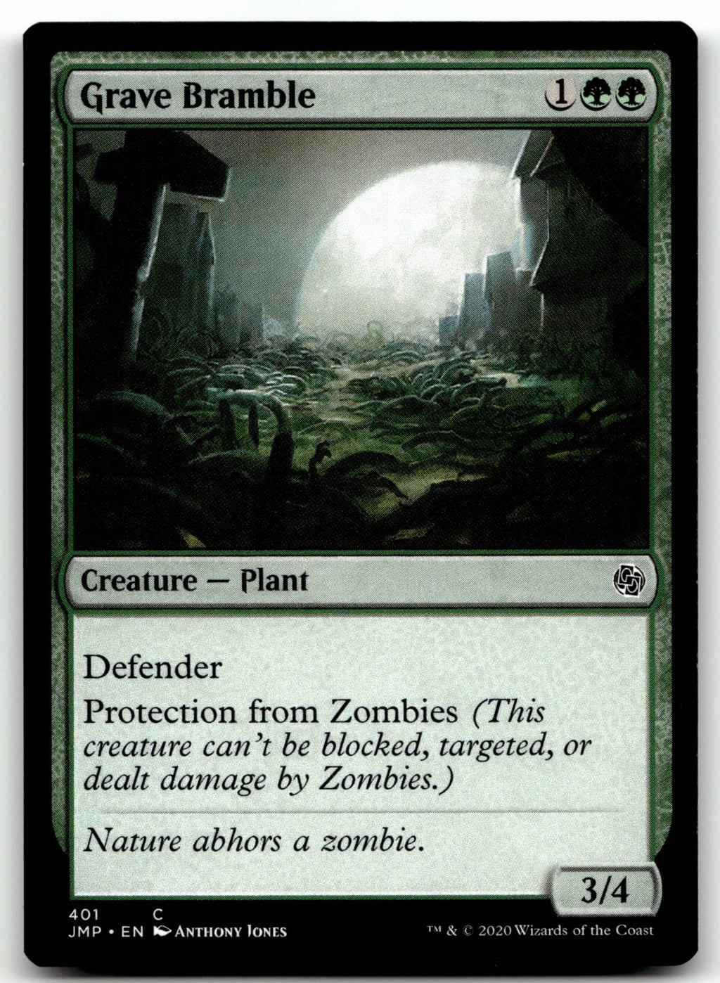 Grave Bramble 401 Common Jumpstart Magic: The Gathering Near Mint