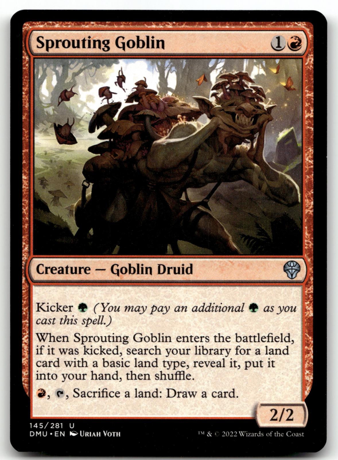Sprouting Goblin 145 Uncommon Dominaria United Magic: The Gathering Near Mint
