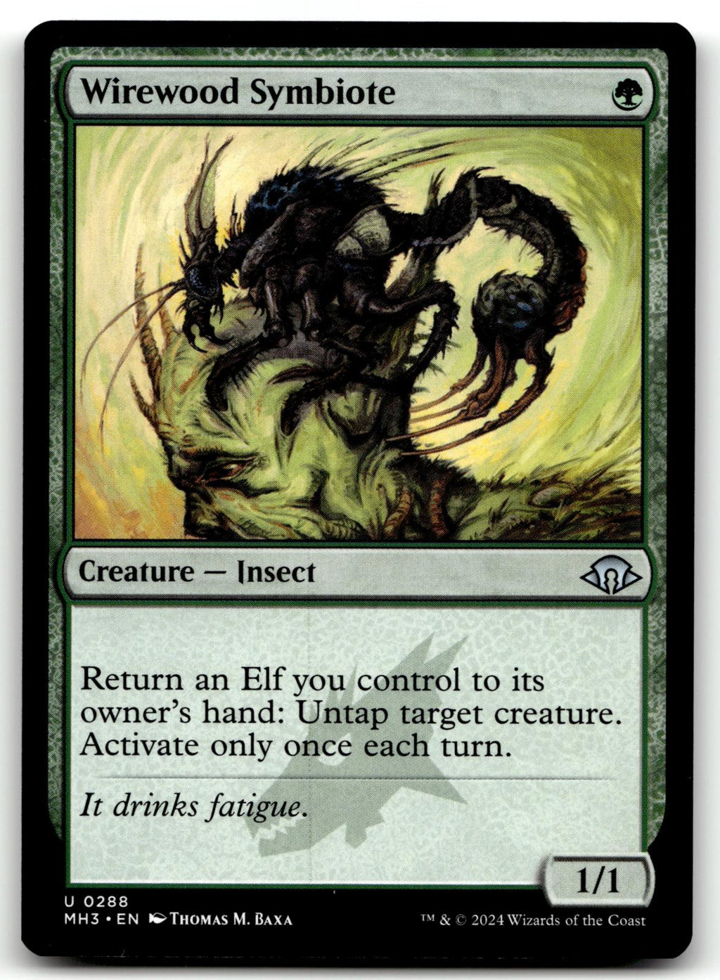 Wirewood Symbiote 288 Uncommon Modern Horizons 3 Magic: The Gathering Near Mint