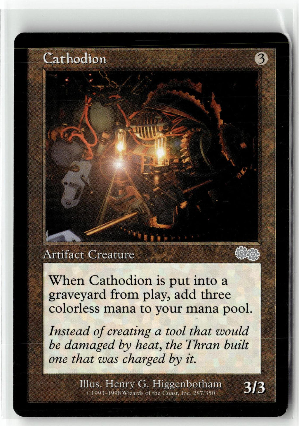 Cathodion 287 Uncommon Urza's Saga Magic: The Gathering Near Mint