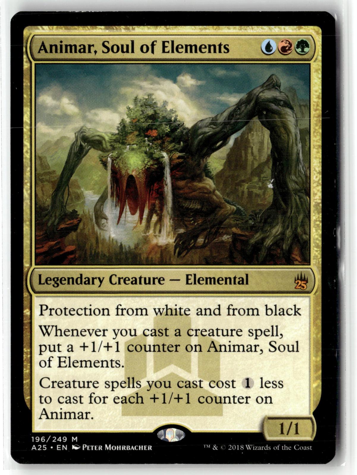 Animar, Soul of Elements 196 Mythic Masters 25 Magic: The Gathering Near Mint