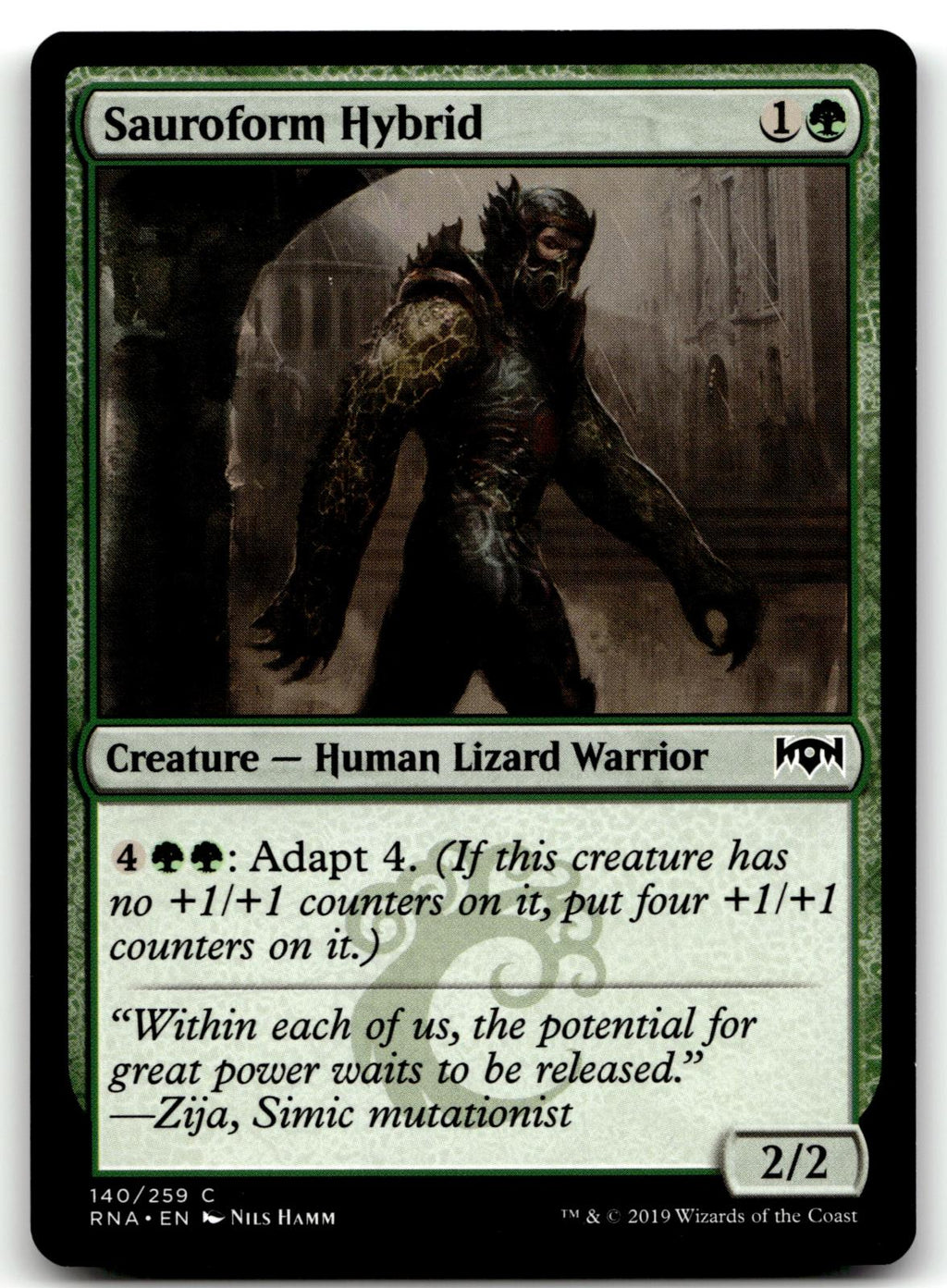 Sauroform Hybrid 140 Common Ravnica Allegiance Magic: The Gathering Near Mint