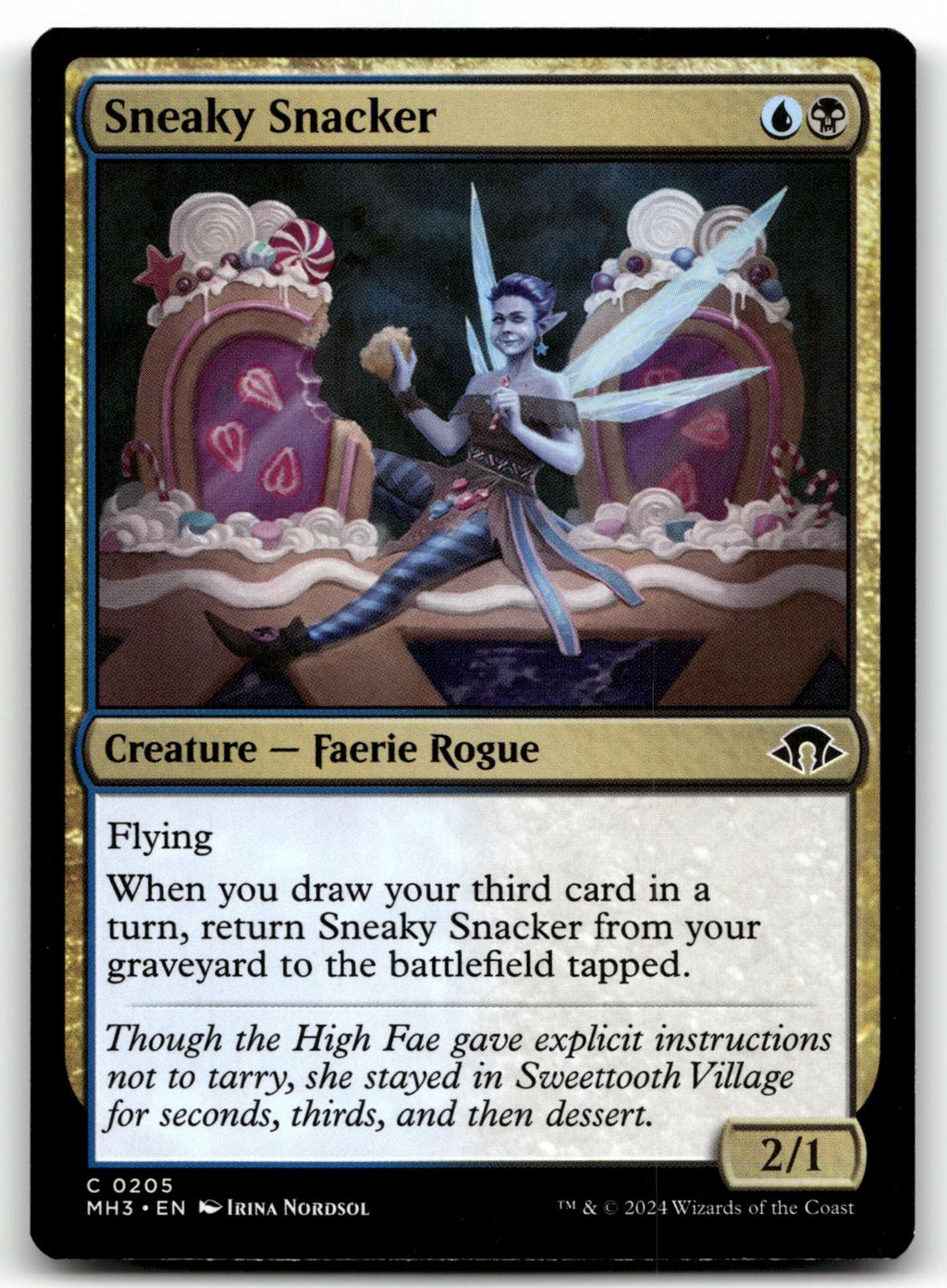 Sneaky Snacker 205 Common Modern Horizons 3 Magic: The Gathering Near Mint