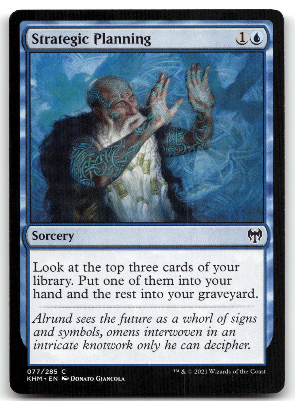 Strategic Planning 77 Common Kaldheim Magic: The Gathering Near Mint