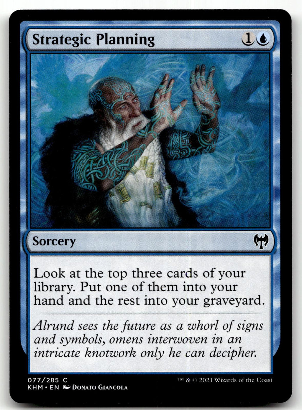 Strategic Planning 77 Common Kaldheim Magic: The Gathering Near Mint