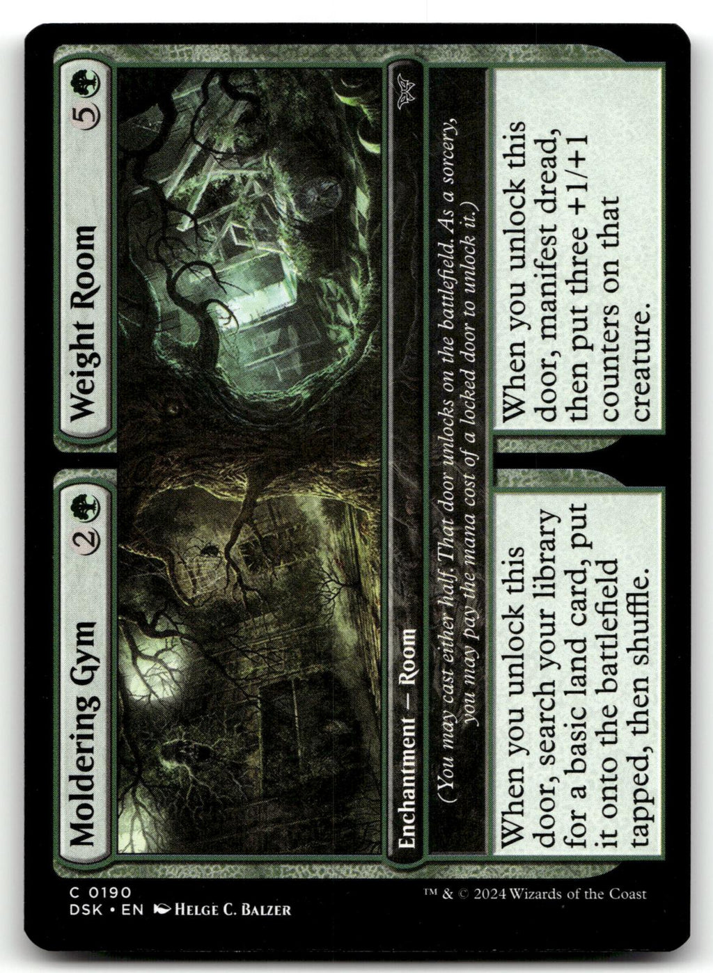 Moldering Gym // Weight Room 190 Duskmourn: House of Horror Magic: The Gathering