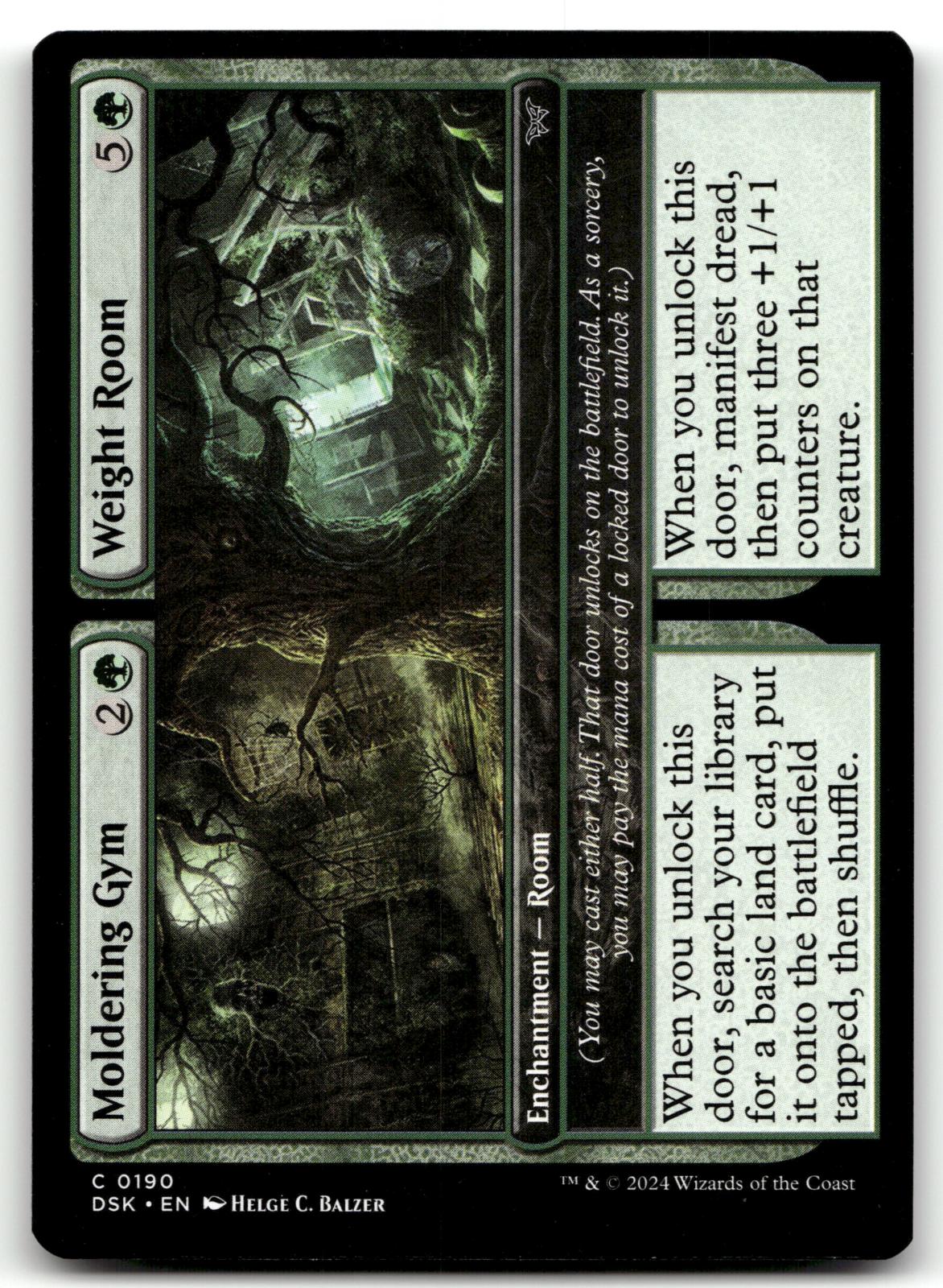 Moldering Gym // Weight Room 190 Duskmourn: House of Horror Magic: The Gathering