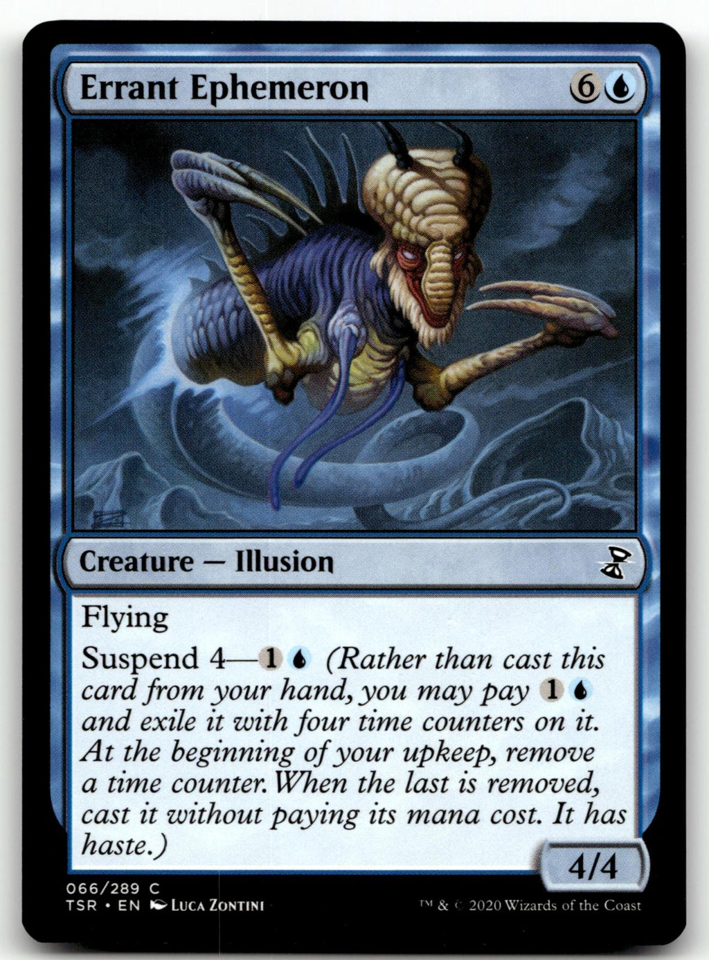 Errant Ephemeron 66 Common Time Spiral: Remastered Magic: The Gathering NM
