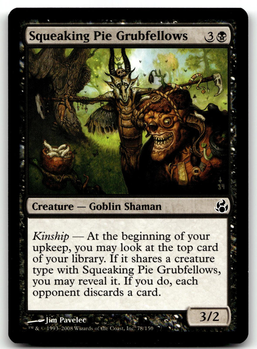 Squeaking Pie Grubfellows 78 Common Morningtide Magic: The Gathering Near Mint