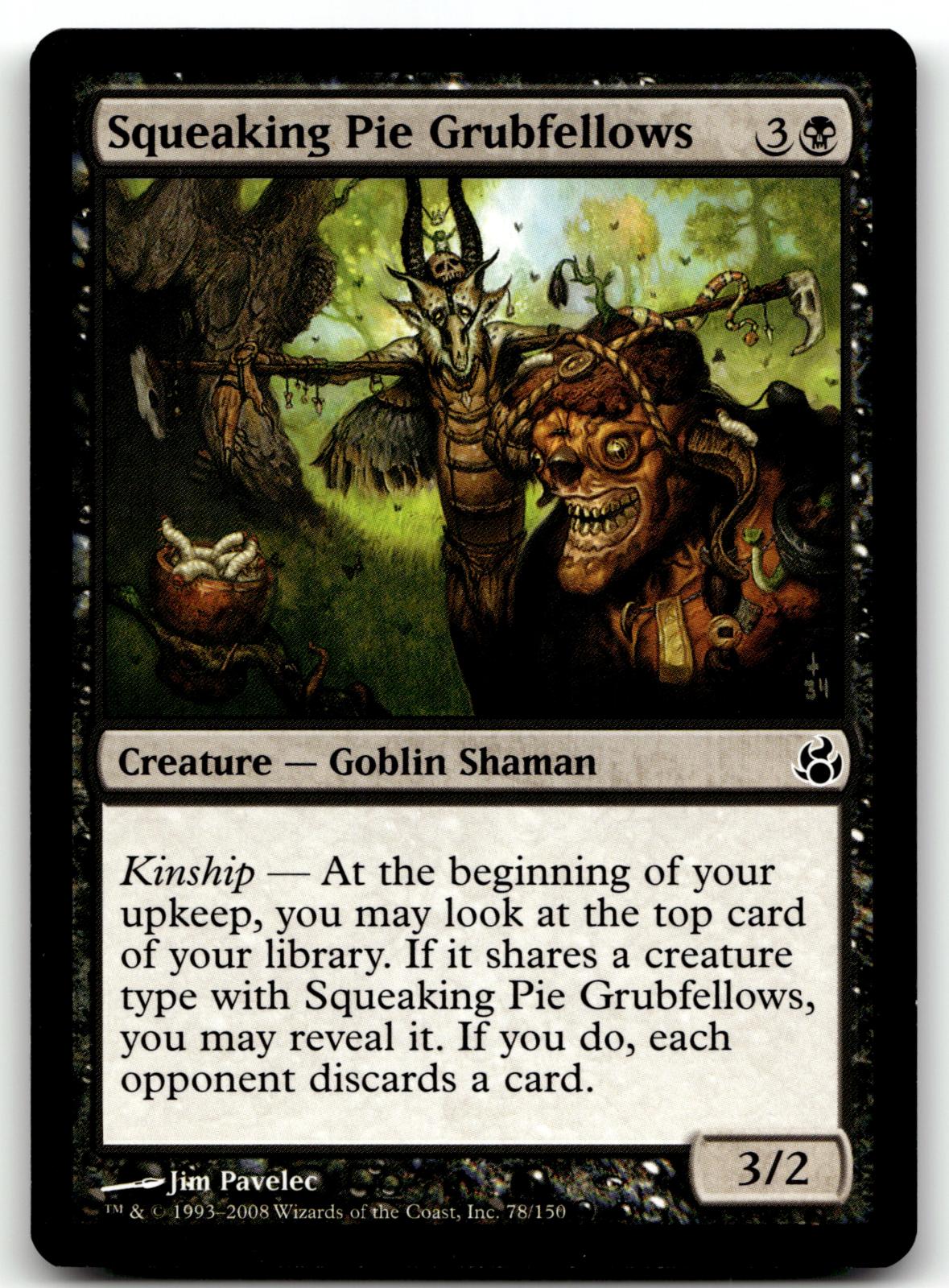 Squeaking Pie Grubfellows 78 Common Morningtide Magic: The Gathering Near Mint