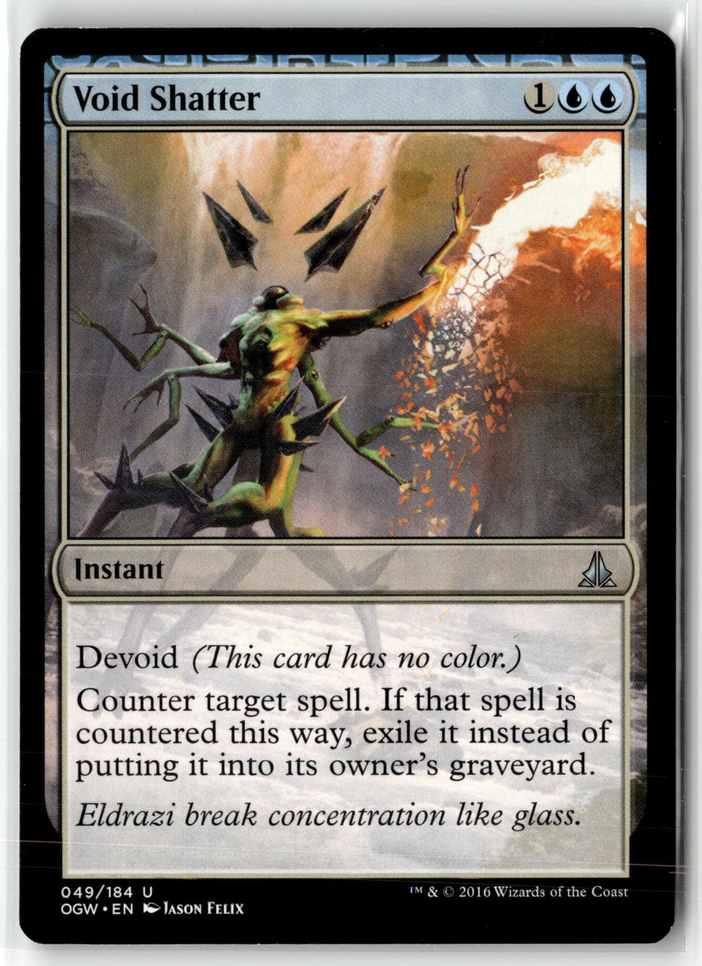 Void Shatter 49 Uncommon Oath of the Gatewatch Magic: The Gathering Near Mint