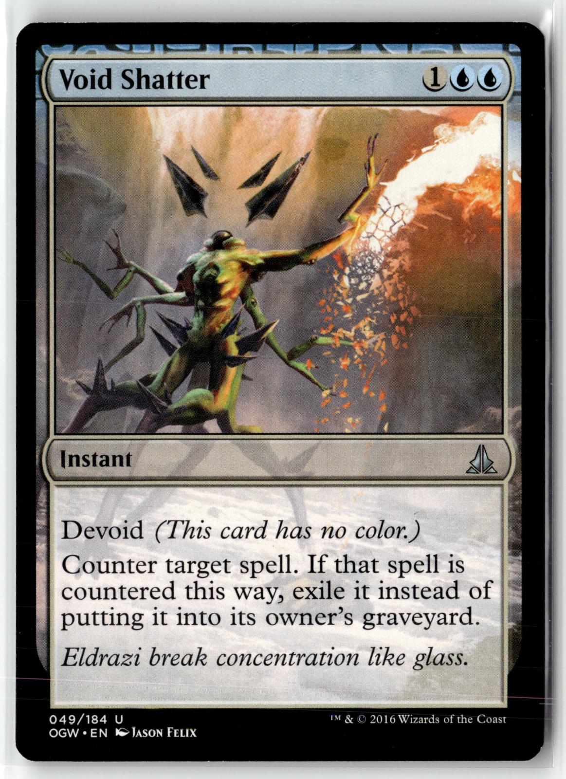 Void Shatter 49 Uncommon Oath of the Gatewatch Magic: The Gathering Near Mint