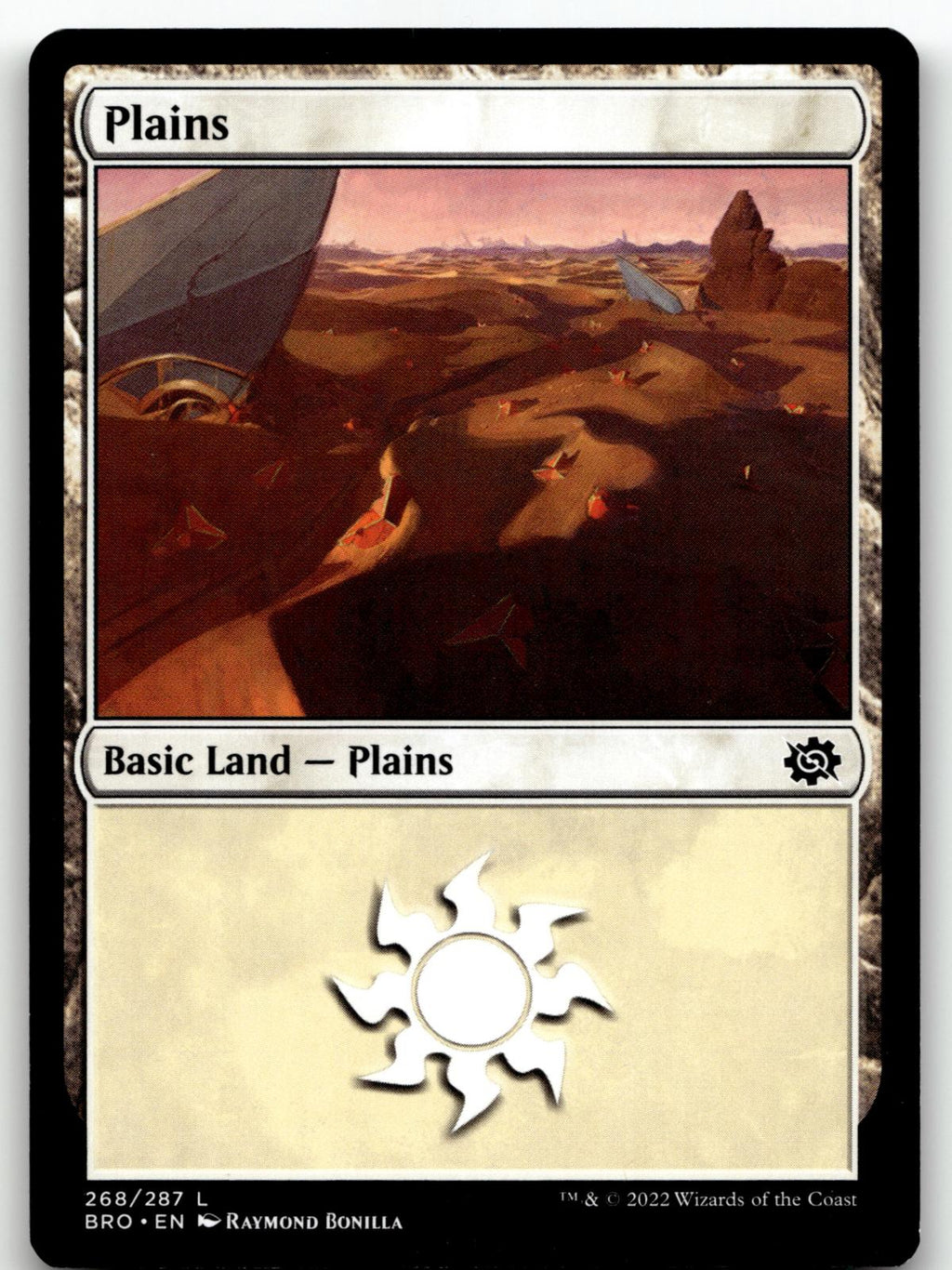 Plains (268) 268 Land The Brothers' War Magic: The Gathering Near Mint