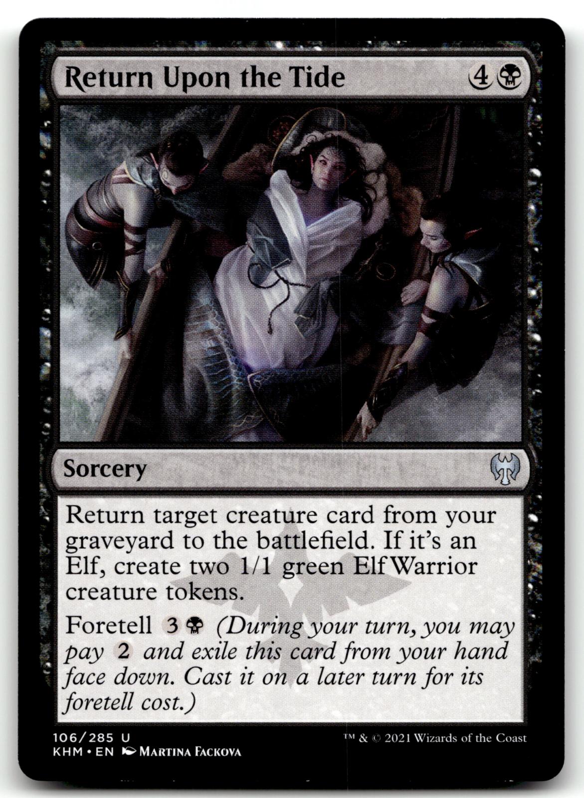 Return Upon the Tide 106 Uncommon Kaldheim Magic: The Gathering Near Mint