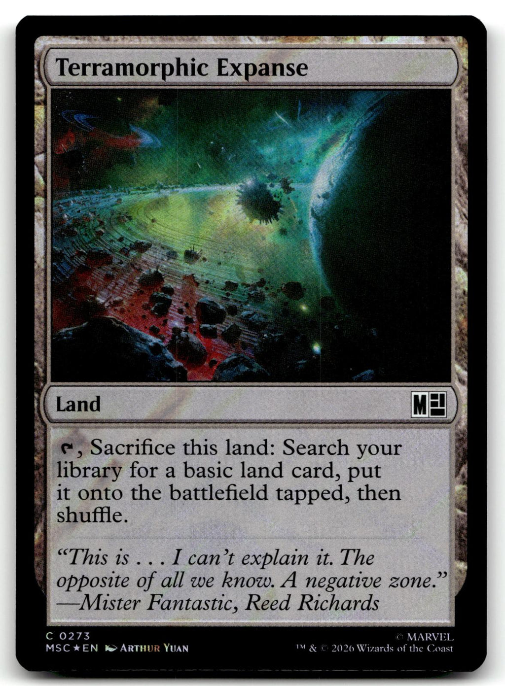Terramorphic Expanse (0273) (Surge Foil) 273 Holo Commander: Marvel Super Heroes