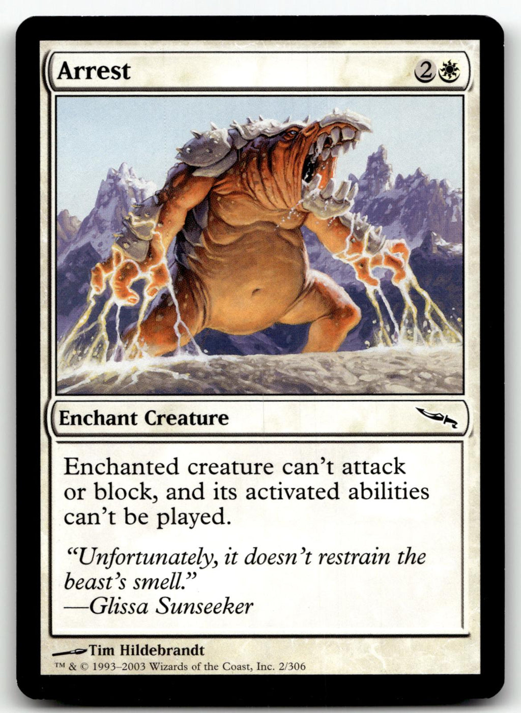 Arrest 2 Common Mirrodin Magic: The Gathering Near Mint