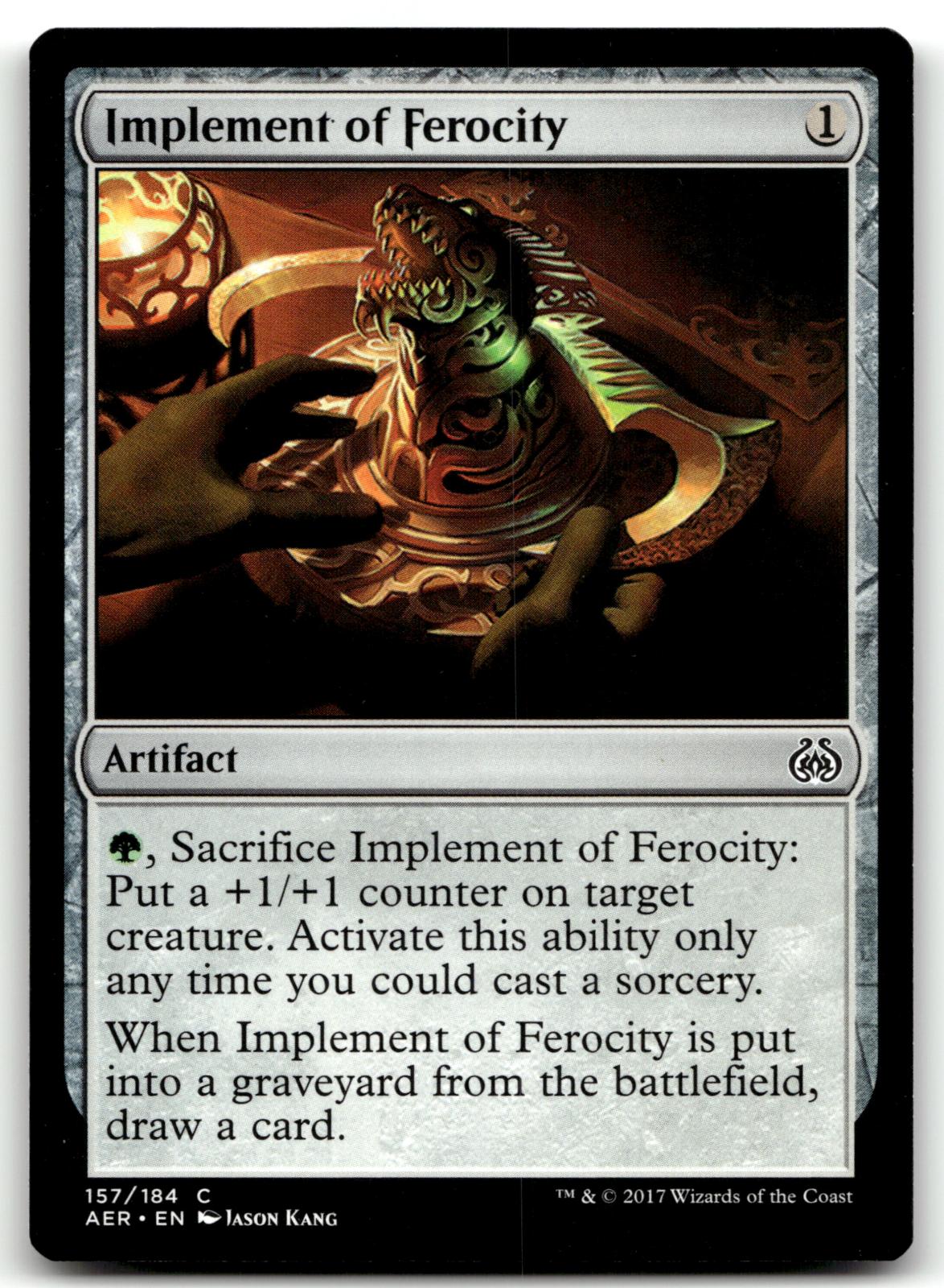 Implement of Ferocity 157 Common Aether Revolt Magic: The Gathering Near Mint