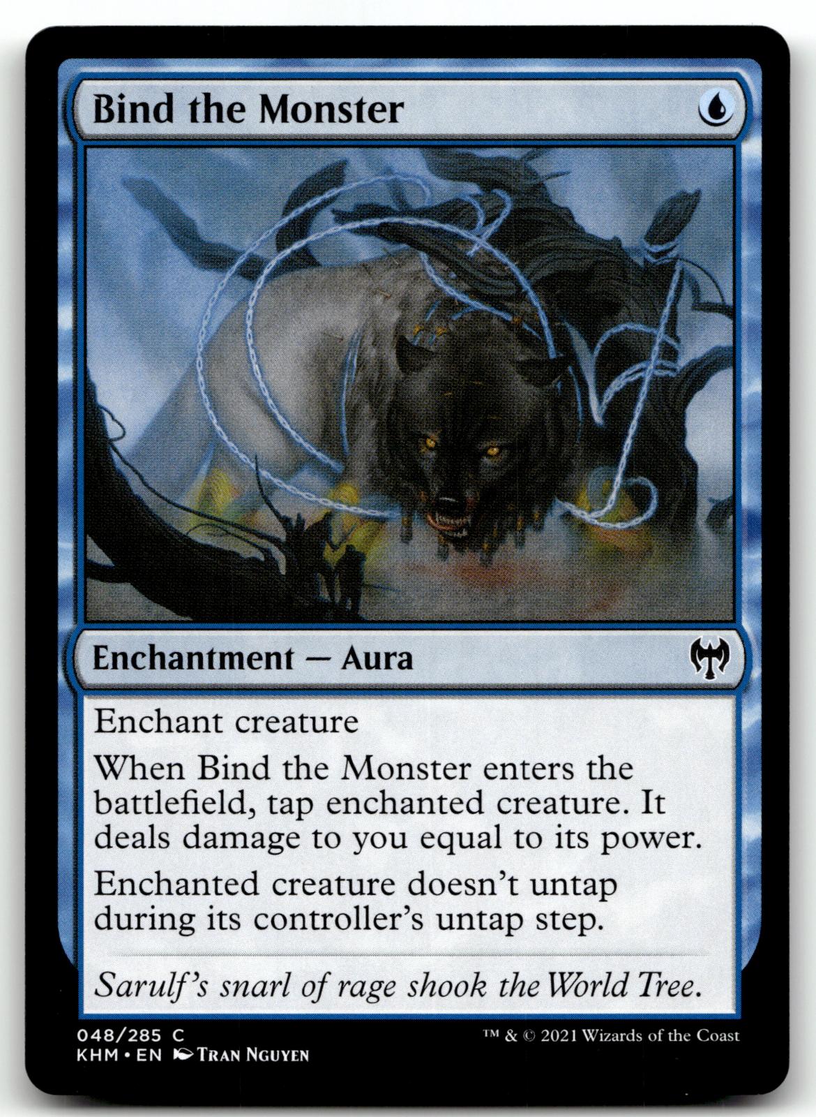 Bind the Monster 48 Common Kaldheim Magic: The Gathering Near Mint