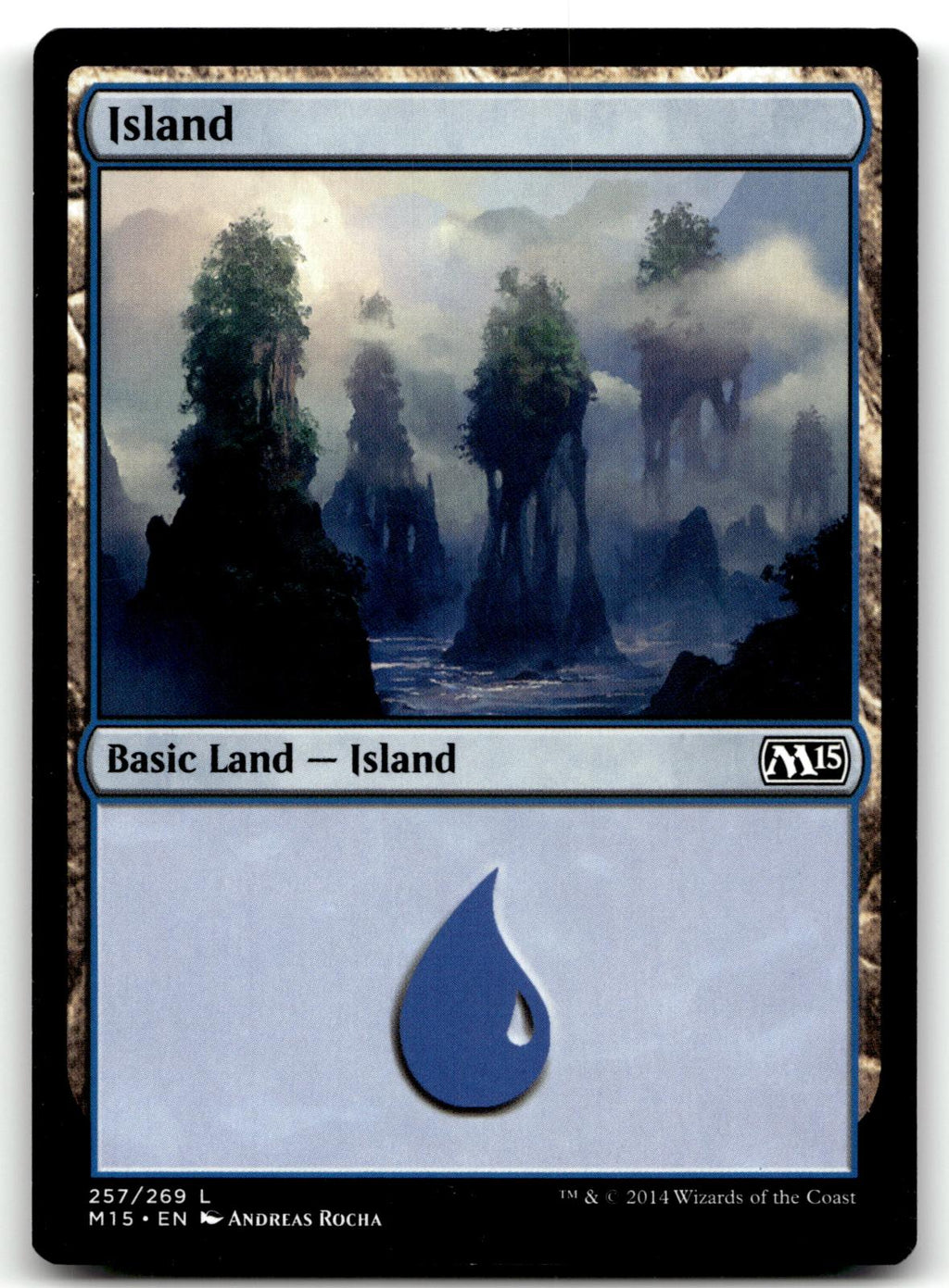 Island (257) 257 Land Magic 2015 (M15) Magic: The Gathering Near Mint