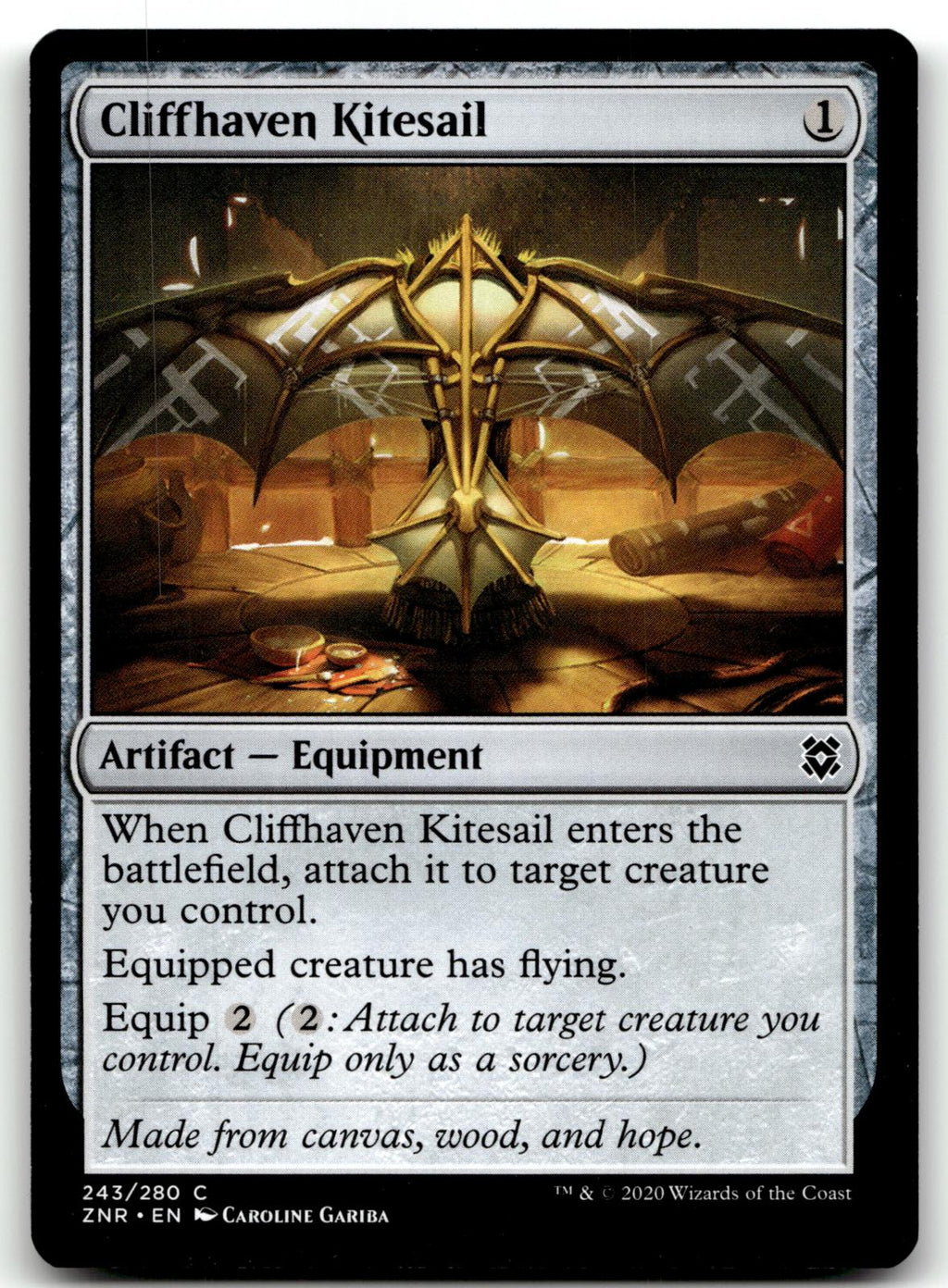 Cliffhaven Kitesail 243 Common Zendikar Rising Magic: The Gathering Near Mint