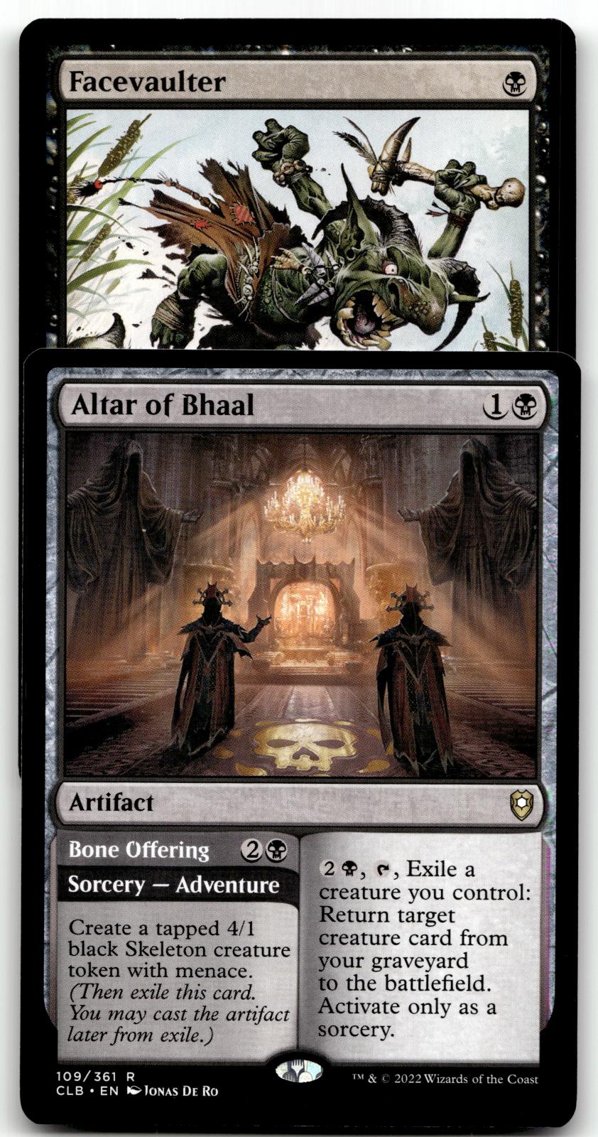 Altar of Bhaal 109 Commander Legends: Battle for Baldur's Gate Magic: The Gathering NM