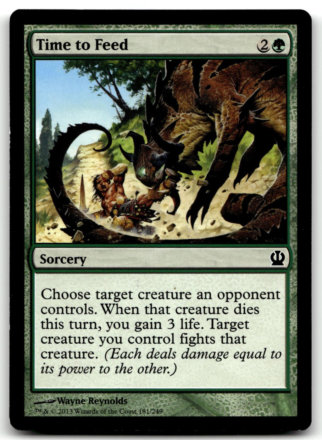 Time to Feed 181 Common Theros Magic: The Gathering Near Mint