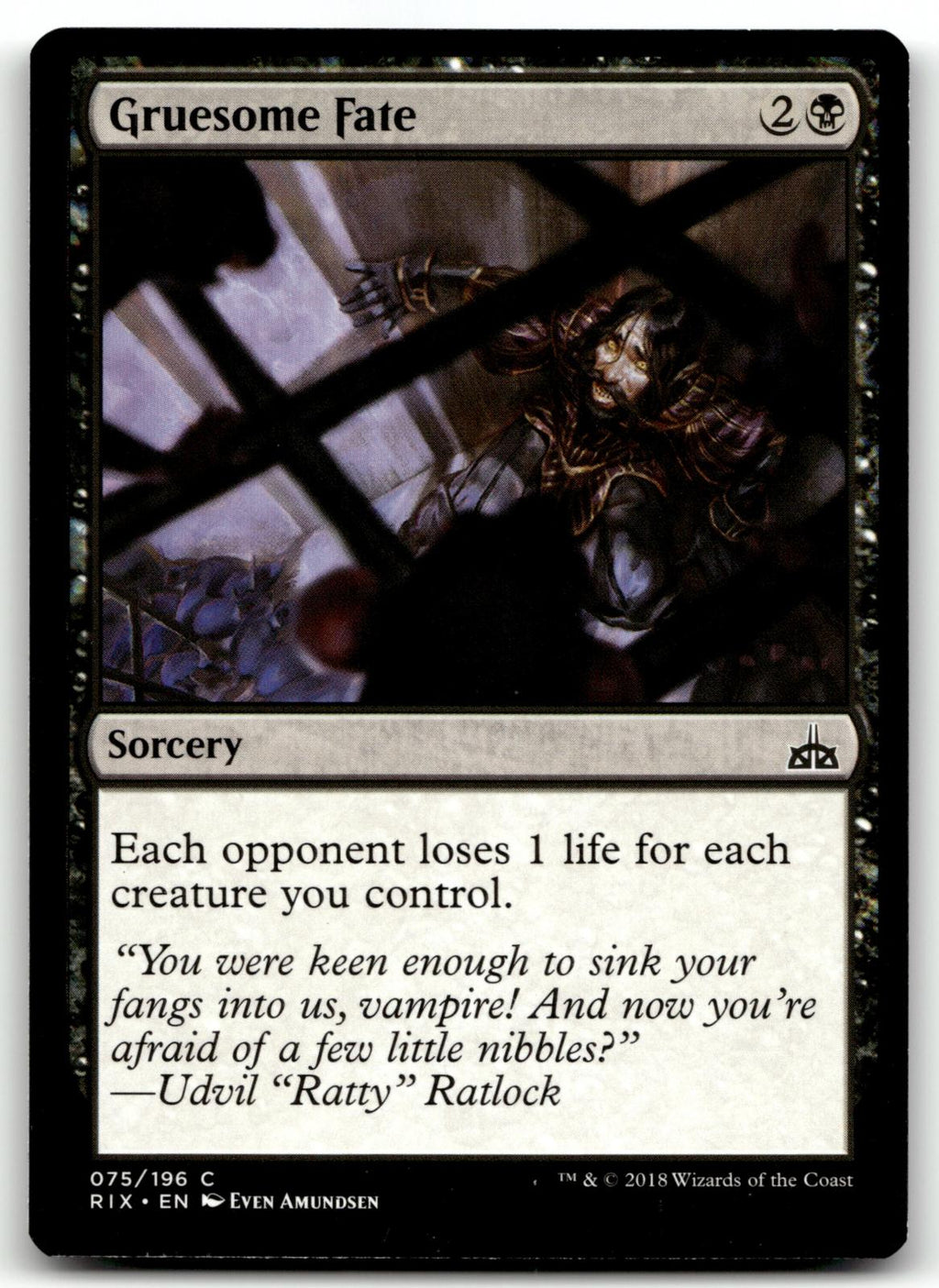 Gruesome Fate 75 Common Rivals of Ixalan Magic: The Gathering Near Mint