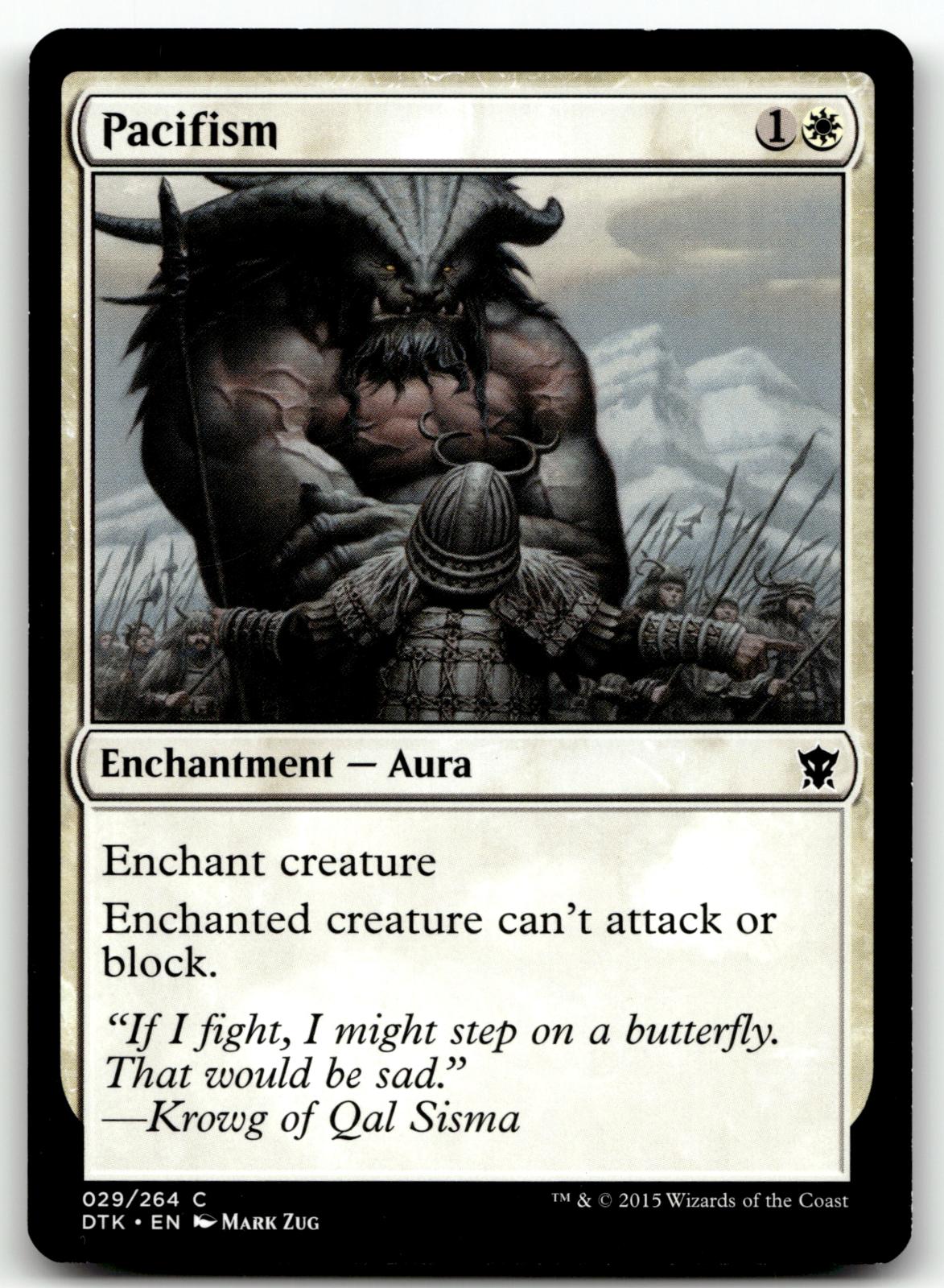 Pacifism 29 Common Dragons of Tarkir Magic: The Gathering Near Mint