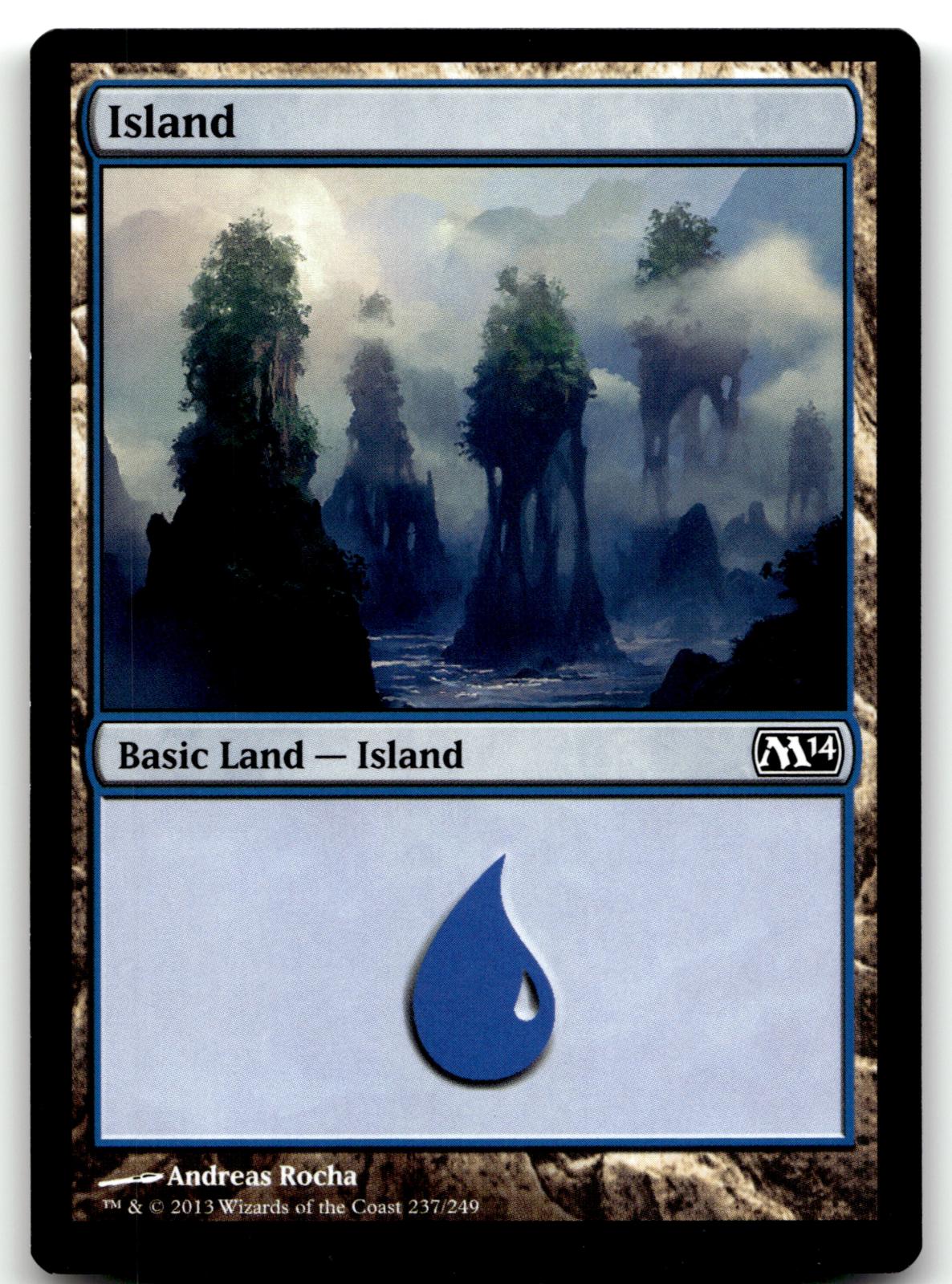 Island (237) 237 Land Magic 2014 (M14) Magic: The Gathering Near Mint