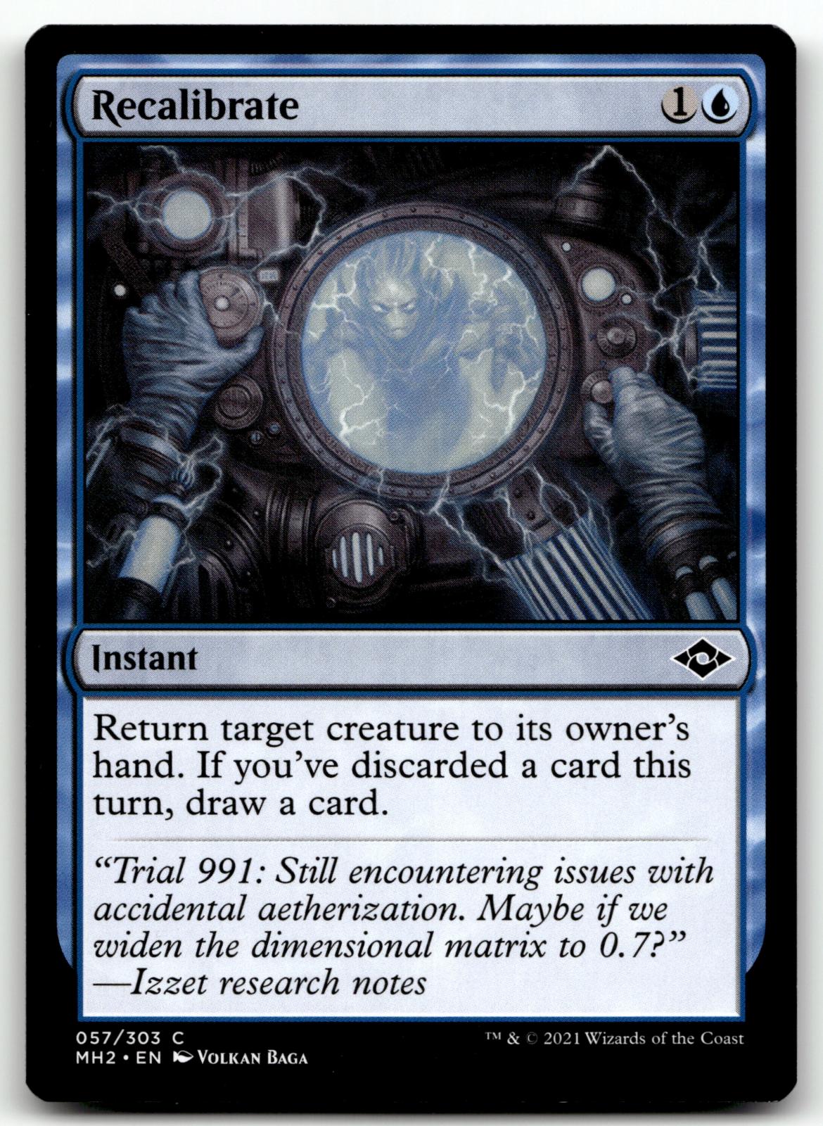 Recalibrate 57 Common Modern Horizons 2 Magic: The Gathering Near Mint