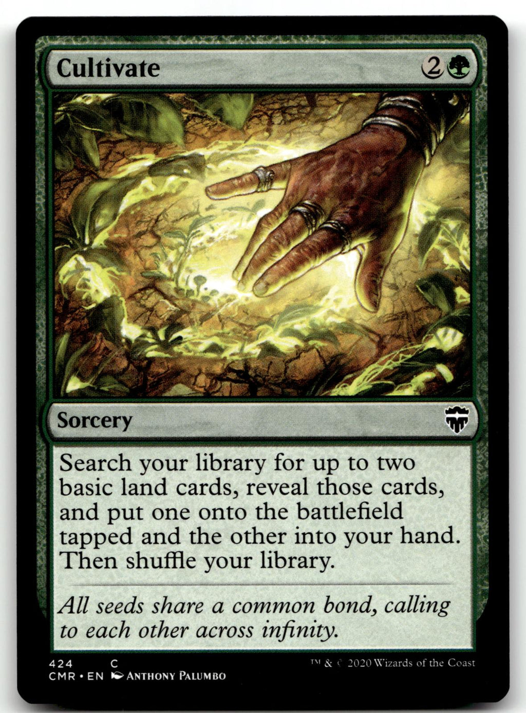 Cultivate 424 Common Commander Legends Magic: The Gathering Near Mint