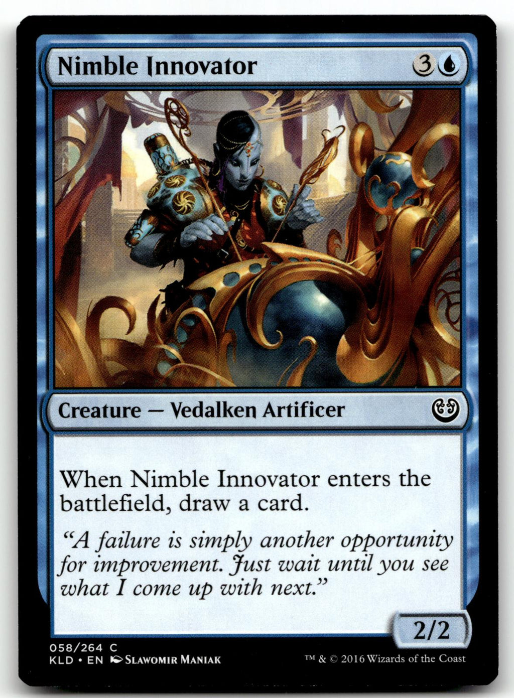 Nimble Innovator 58 Common Kaladesh Magic: The Gathering Near Mint
