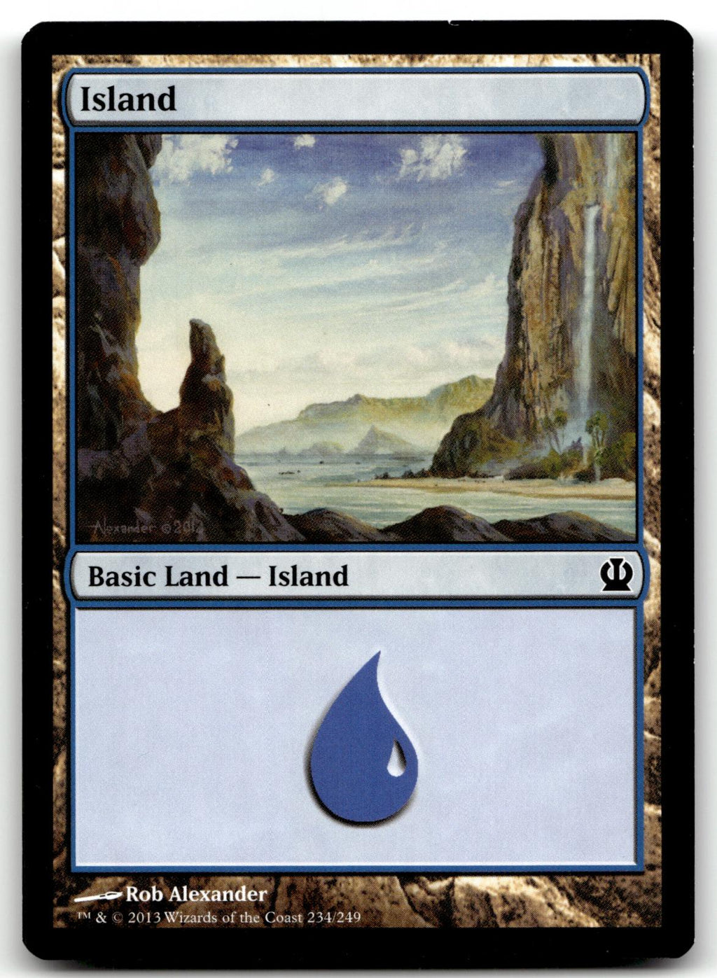 Island (234) 234 Land Theros Magic: The Gathering Near Mint