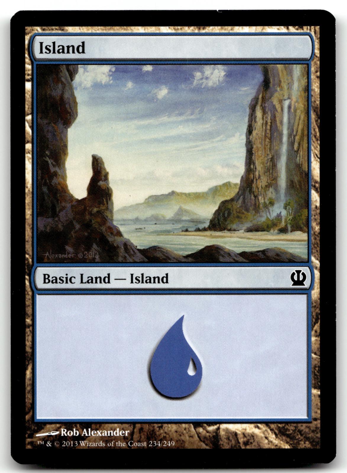 Island (234) 234 Land Theros Magic: The Gathering Near Mint