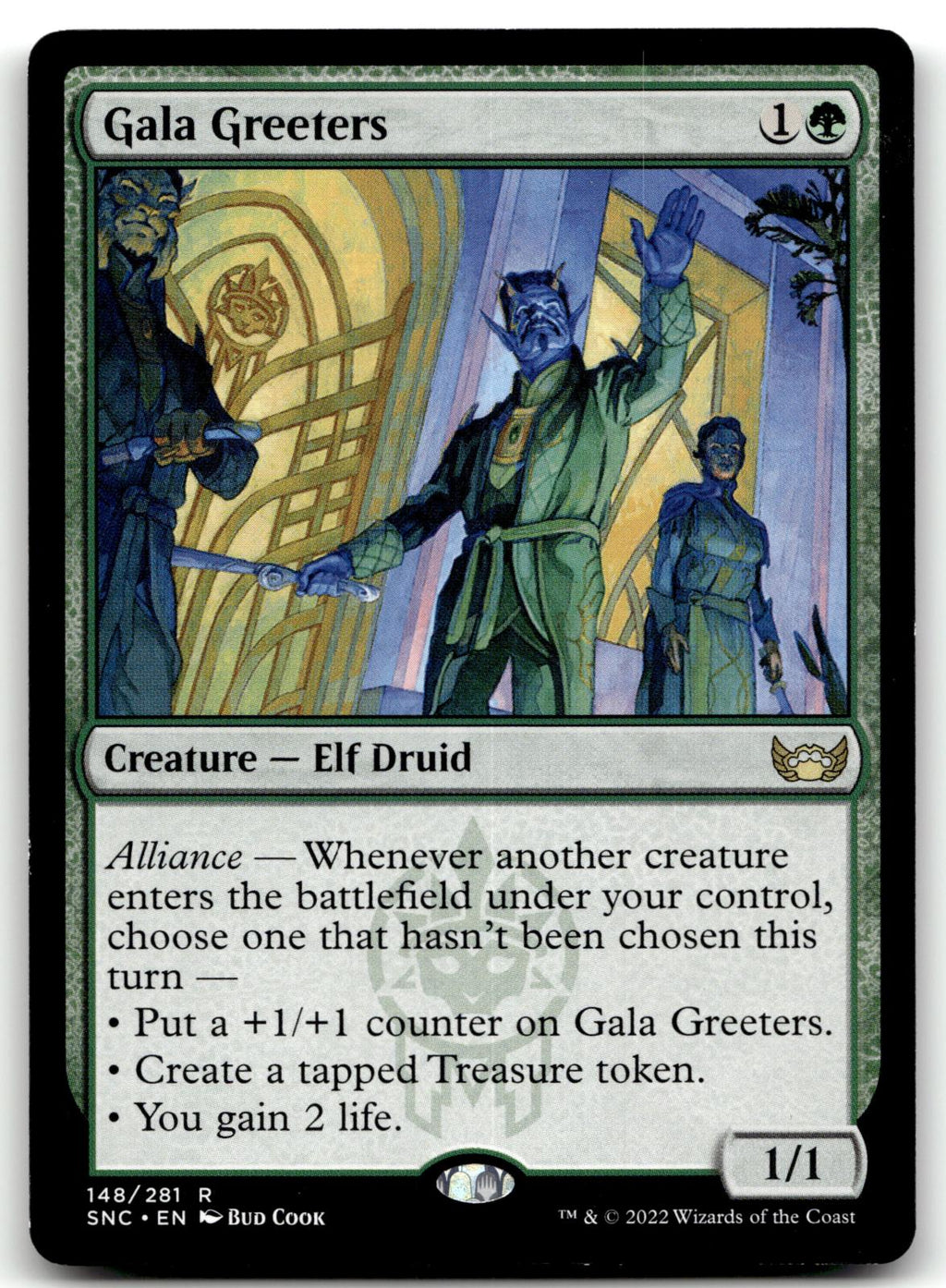 Gala Greeters 148 Rare Streets of New Capenna Magic: The Gathering Near Mint