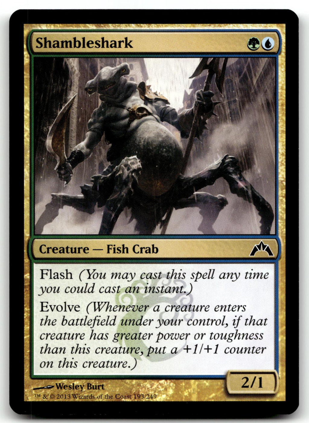 Shambleshark 193 Common Gatecrash Magic: The Gathering Near Mint