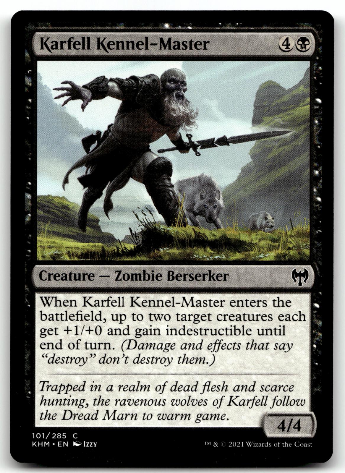Karfell Kennel-Master 101 Common Kaldheim Magic: The Gathering Near Mint