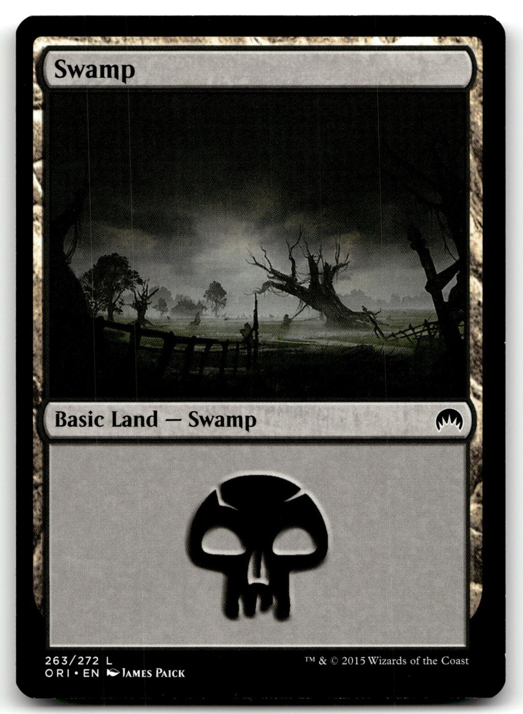 Swamp (263) 263 Land Magic Origins Magic: The Gathering Near Mint