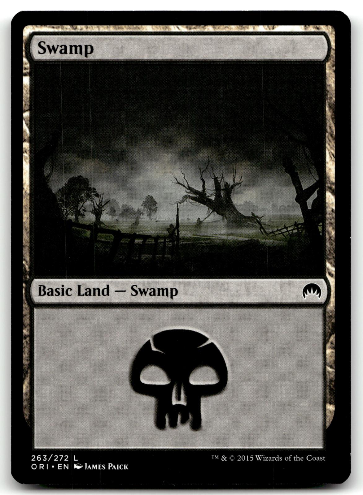 Swamp (263) 263 Land Magic Origins Magic: The Gathering Near Mint