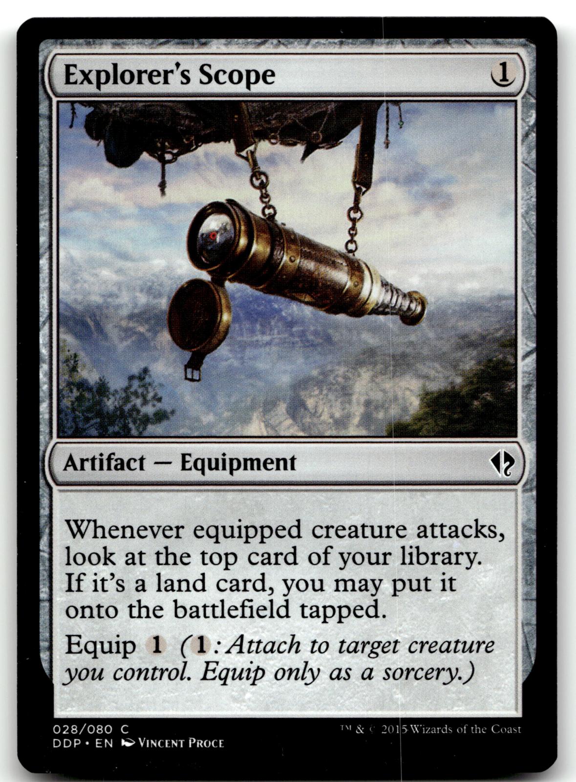 Explorer's Scope 28 Duel Decks: Zendikar vs. Eldrazi Magic: The Gathering NM