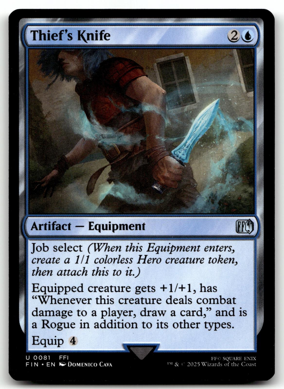 Thief's Knife 81 Uncommon FINAL FANTASY Magic: The Gathering Near Mint