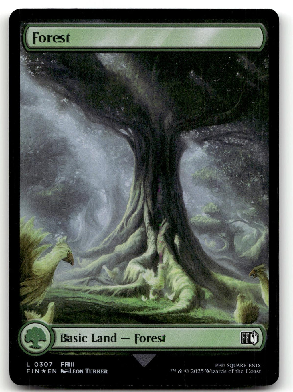 Forest (0307) 307 Land FINAL FANTASY Magic: The Gathering Foil Near Mint