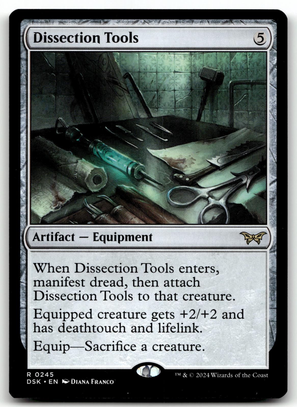 Dissection Tools 245 Rare Duskmourn: House of Horror Magic: The Gathering NM
