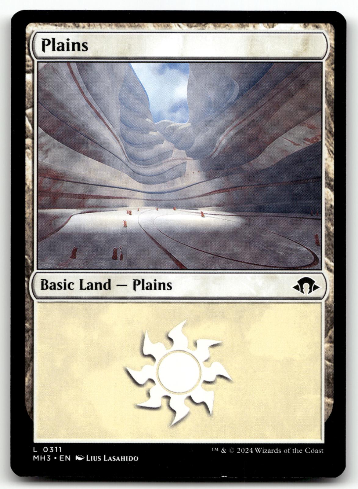Plains (0311) 311 Land Modern Horizons 3 Magic: The Gathering Near Mint