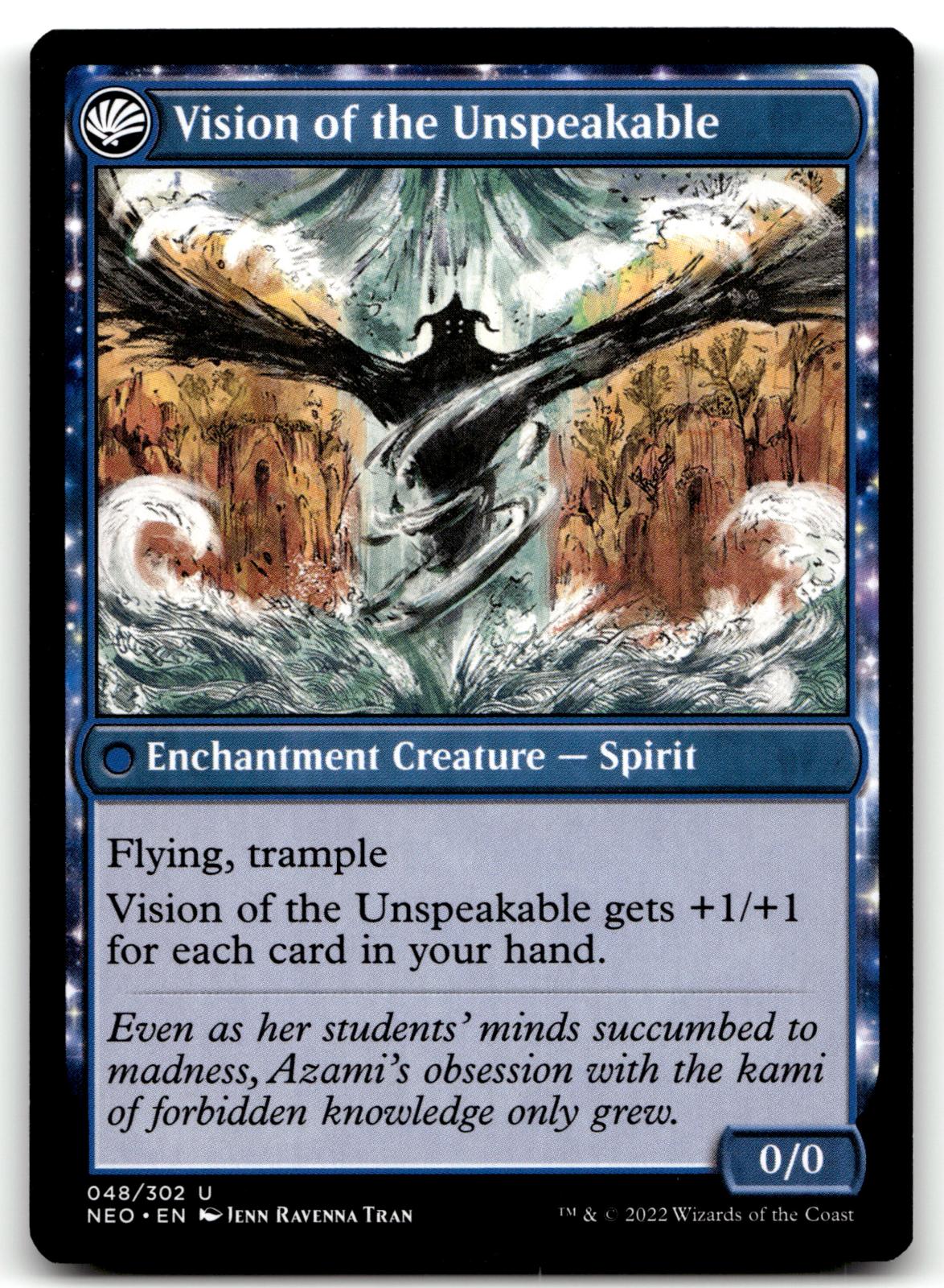 Behold the Unspeakable 48 Kamigawa: Neon Dynasty Magic: The Gathering NM