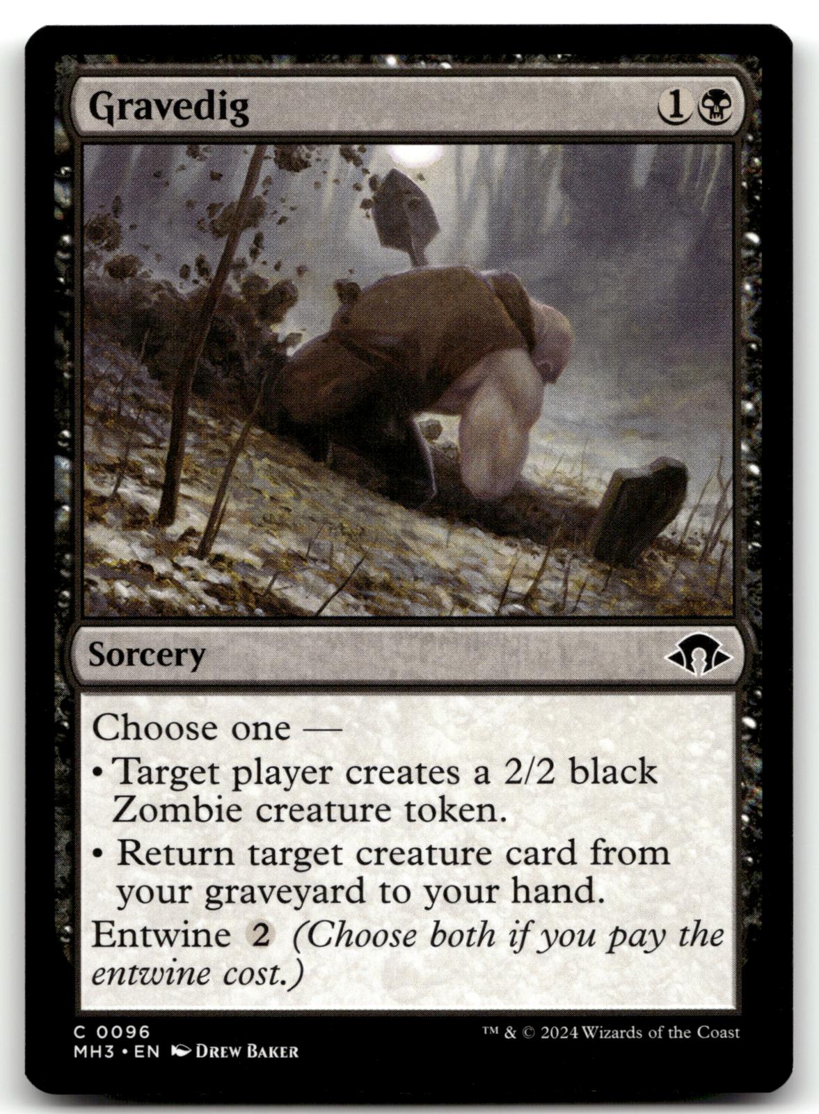 Gravedig 96 Common Modern Horizons 3 Magic: The Gathering Near Mint