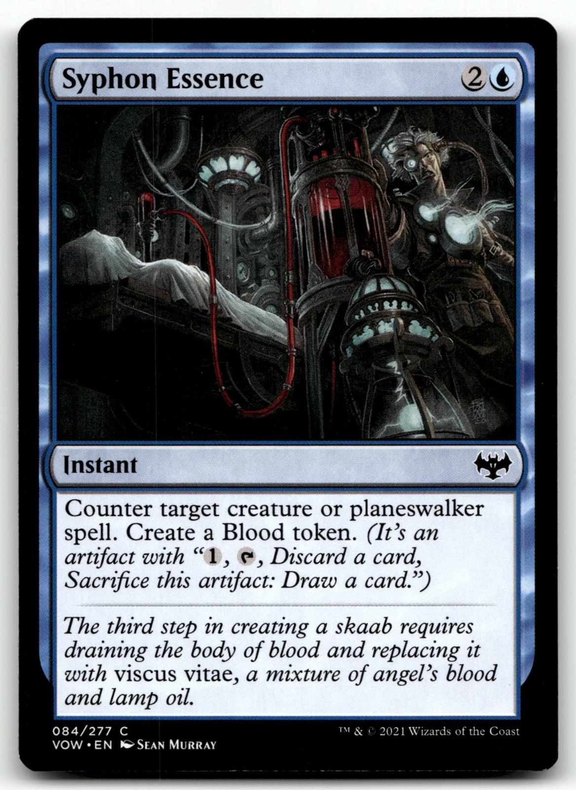 Syphon Essence 84 Common Innistrad: Crimson Vow Magic: The Gathering Near Mint